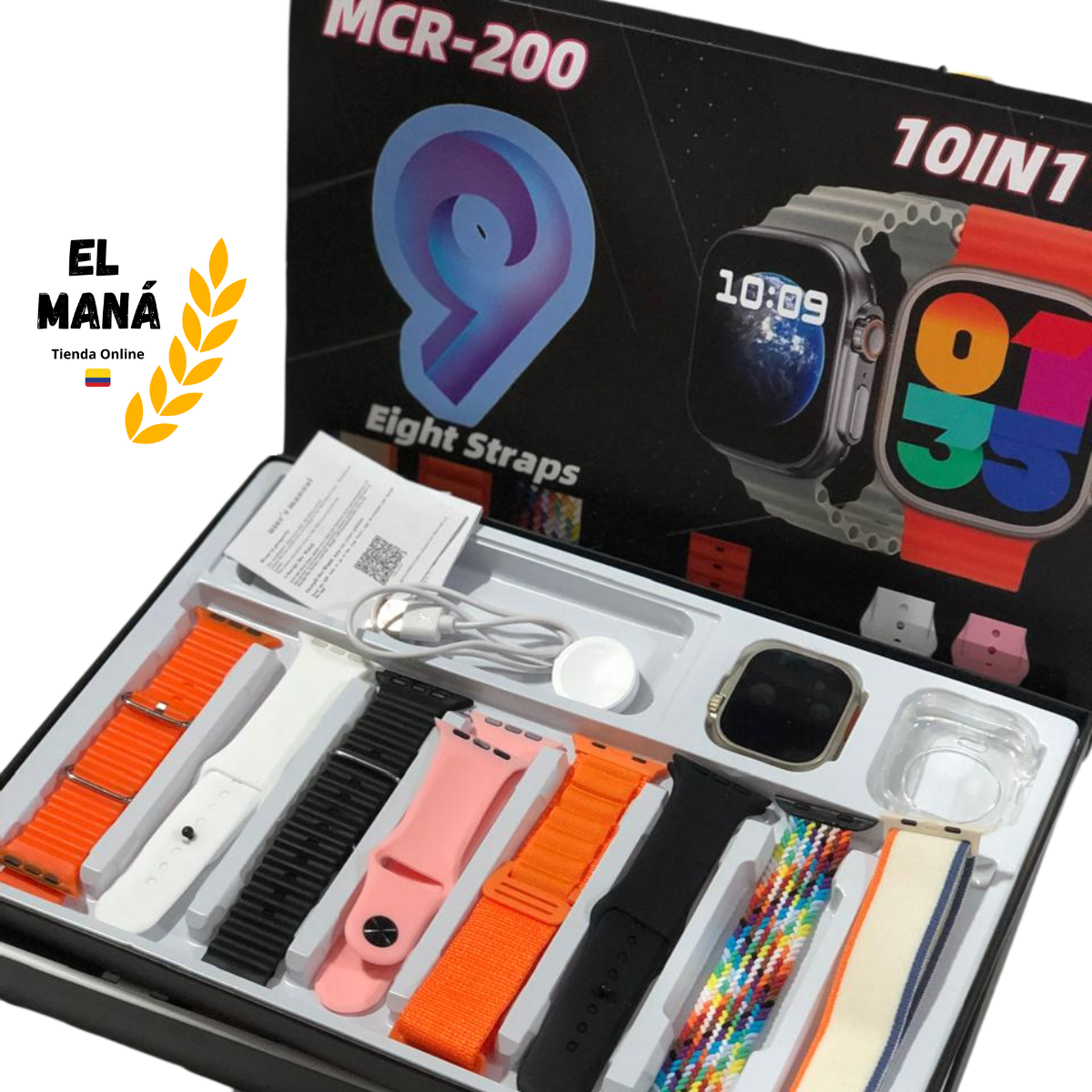 ⌚COMBO SMARTWATCH 10 en 1 - OFERTA DEL MES💎