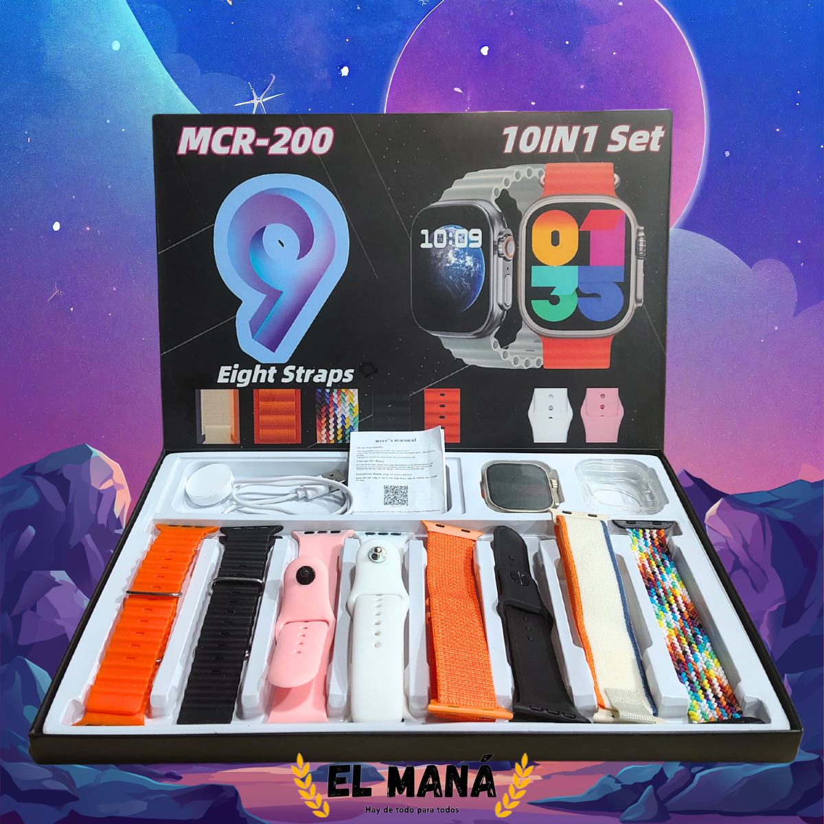 ⌚COMBO SMARTWATCH 10 en 1 - OFERTA DEL MES💎