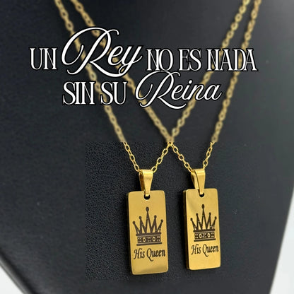 👑CADENAS PARA PAREJA - BAÑO ORO 18K