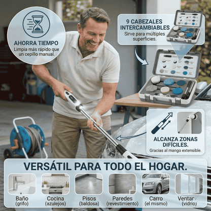 Cepillo 9 en 1 TurboLimpio + Guia de Limpieza🧼