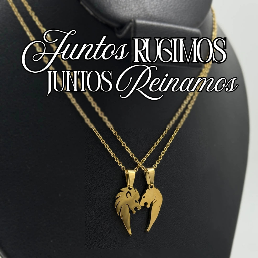 👑CADENAS PARA PAREJA - BAÑO ORO 18K