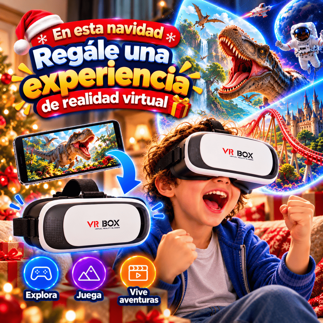 🥽Gafas 3D de Realidad Virtual: VR BOX PRO®🚀