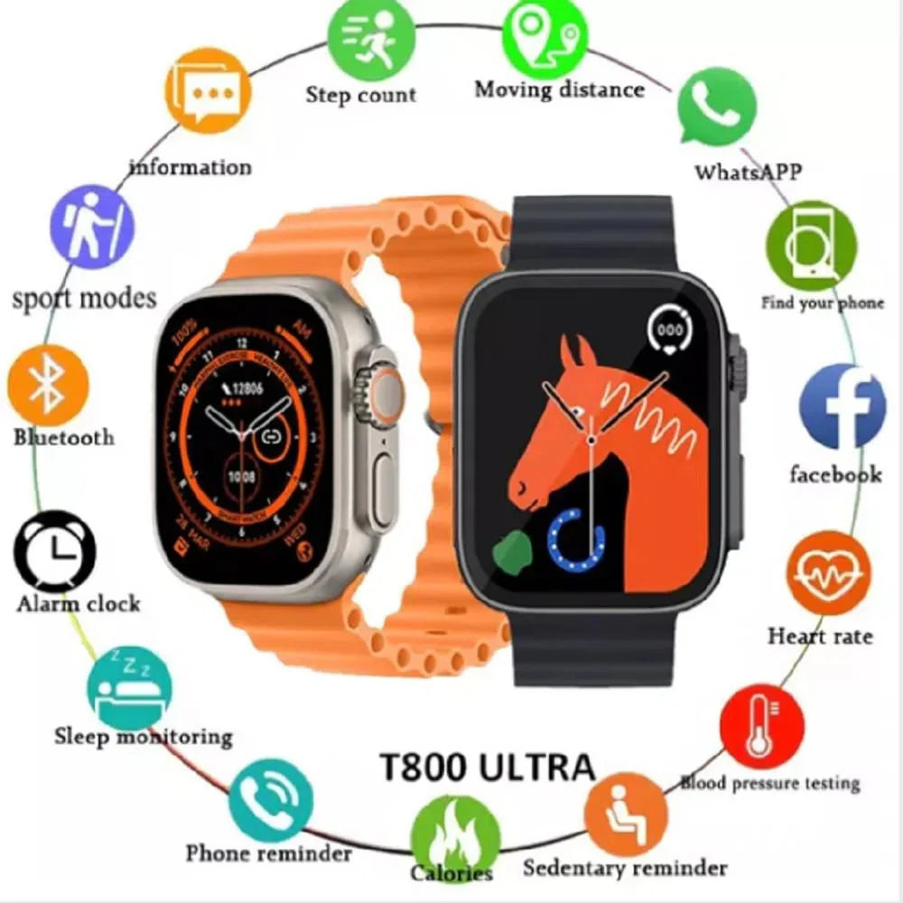 SMARTWATCH T800 ULTRA®💎- OFERTA DE HALLOWEEN 🎃