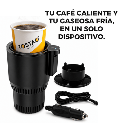 ❄️🔥PORTAVASOS INTELIGENTE 2 en 1 TEMPGO PRO® + REGALO: Portacelular 360º🎁