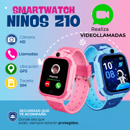 👧🏻SMARTWATCH Z10 Para Niños: KidsProtect OneTech 4G®👦🏻