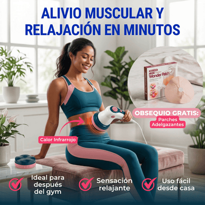 MASAJEADOR CORPORAL BODY INNOVATION + Regalo Parches Adelgazantes 🎁