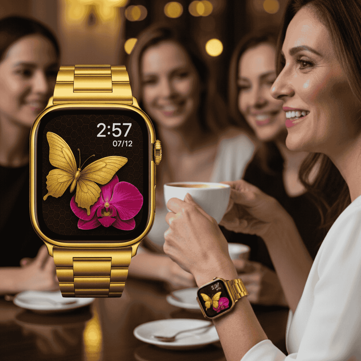 ⌚SMARTWATCH METALIZADO DE LUJO 💎+ 7 CORREAS🎁