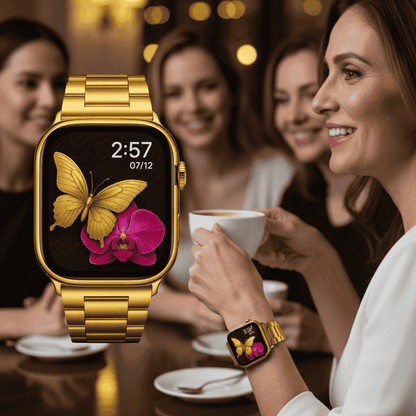 ⌚SMARTWATCH METALIZADO DE LUJO 💎+ 7 CORREAS🎁